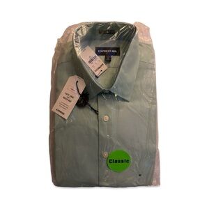 EXPRESS MENS DRESS SHIRT CLASSIC STRETCH MEDIUM 15 - 15 1/2